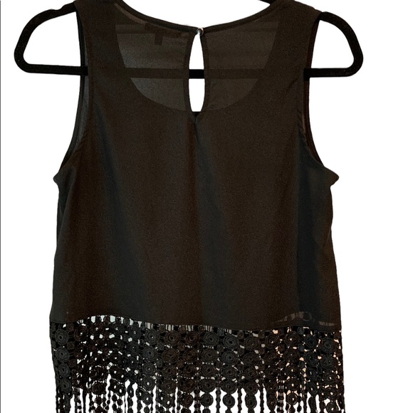 Monteau Black Sleeveless Top - Picture 4 of 4